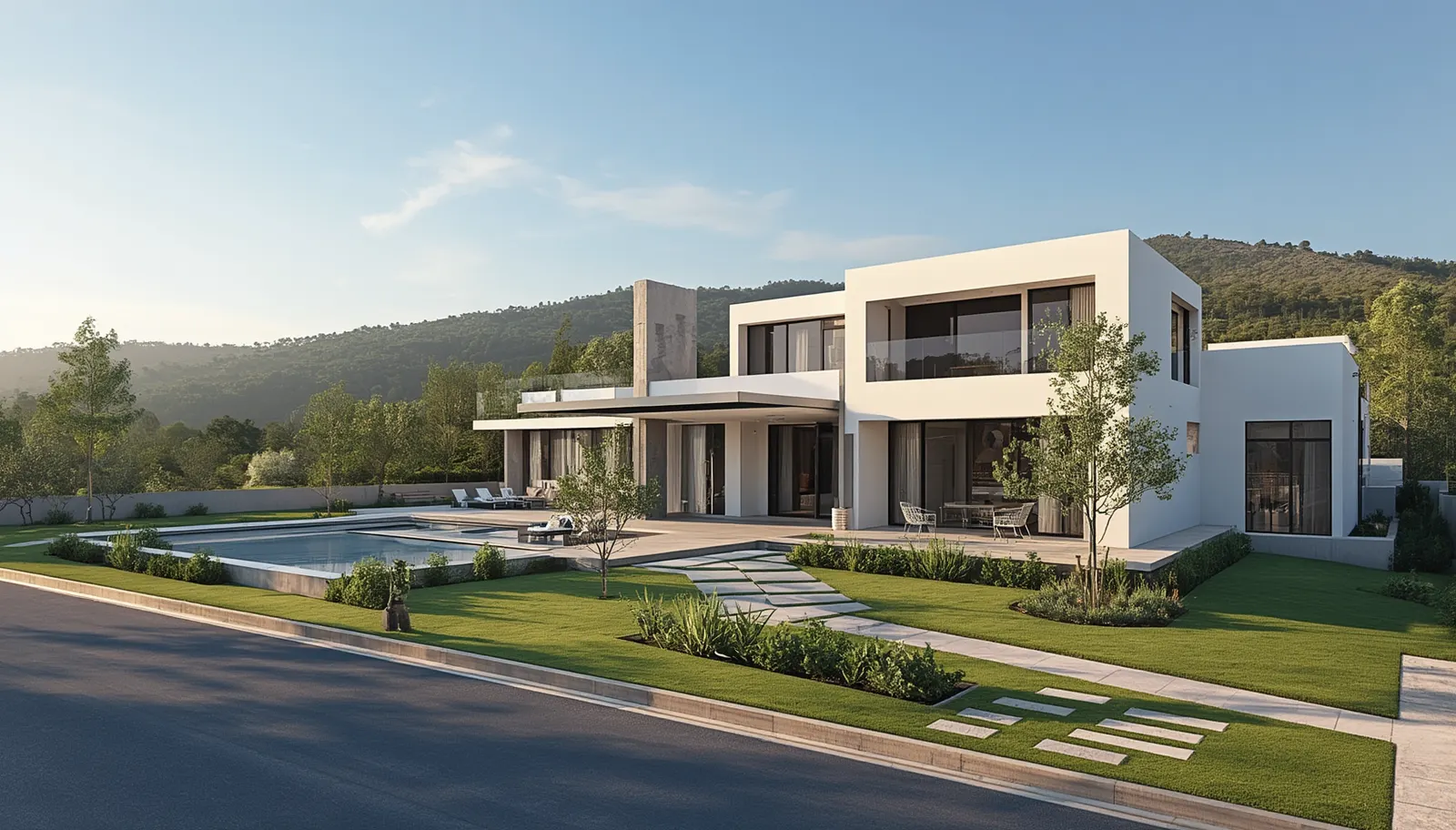 Eswatini property landscape — Swazi Properties home Residential and commercial property across Eswatini — landscape at dusk